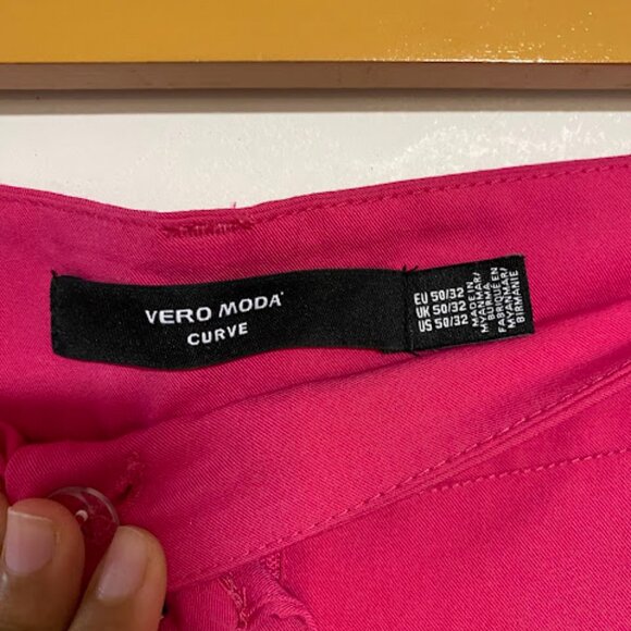 Vero Moda Women's Pink Curve Two-Piece Pant Suit US 18 / EU 50 - Picture 6 of 14